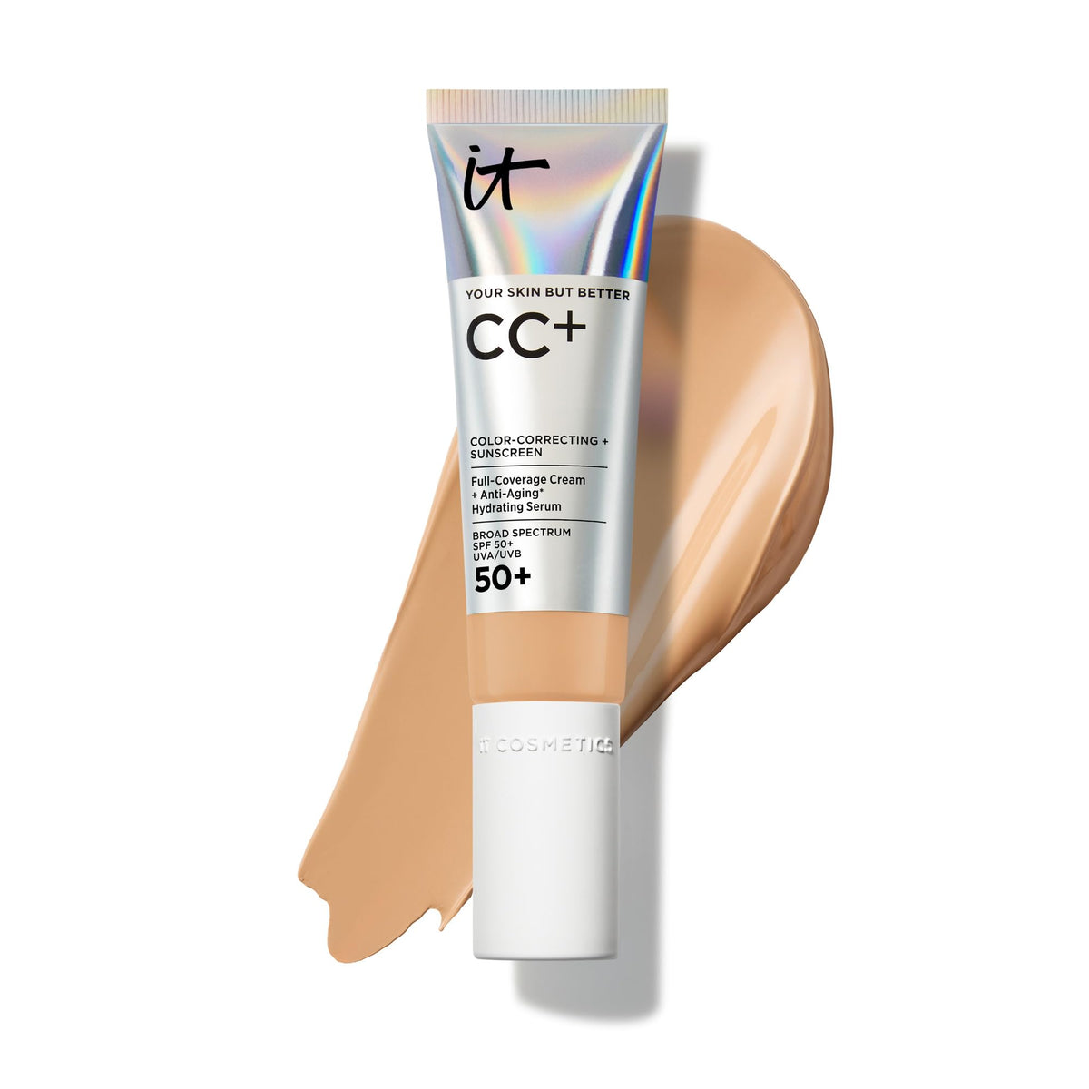 IT Cosmetics CC+ Cream Medium Tan 50ml avant et arrière