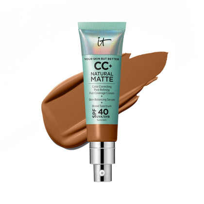 IT Cosmetics CC+ Cream Natural Matte 60g packaging front view