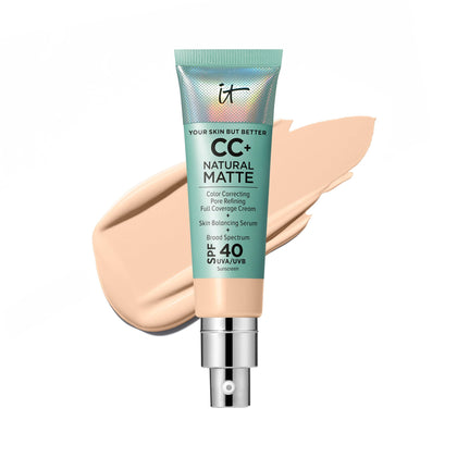IT Cosmetics CC+ Cream Natural Matte Fond de Teint SPF 40 Teint Clair avant