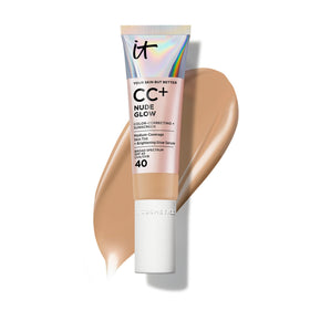 IT Cosmetics CC+ Cream Nude Glow SPF 40 Tan Rich 50g front view