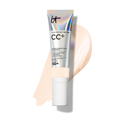 IT Cosmetics CC+ Cream SPF 50+ Teint Porcelaine Clair face avant