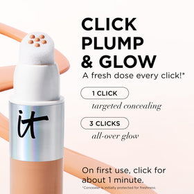 IT Cosmetics Do It All Radiant Concealer 215 Light Warm 20g texture on hand