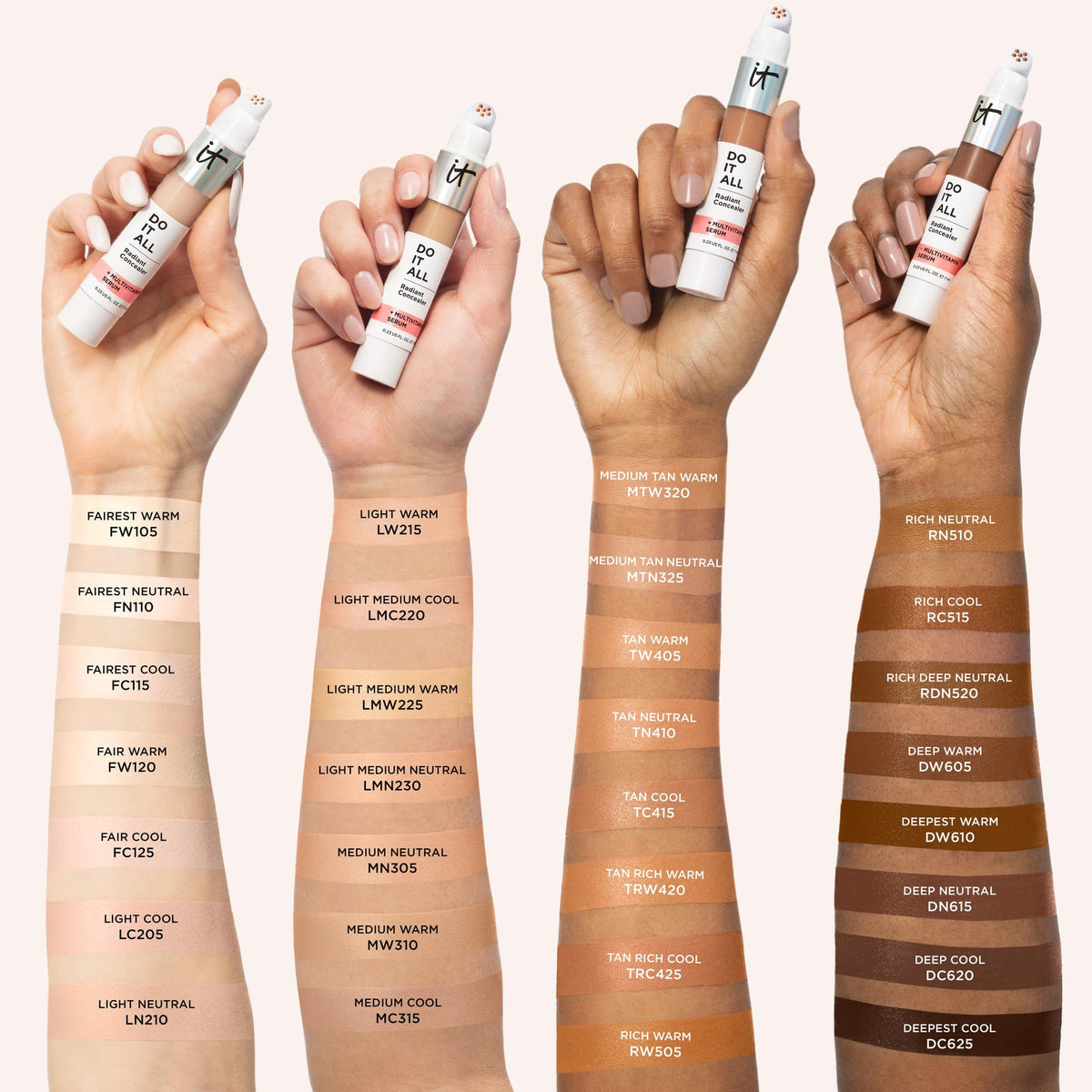 IT Cosmetics Do It All Radiant Concealer 320 Medium Tan swatch