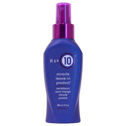 It's a 10 Miracle Leave-In 4 oz bouteille vue de face
