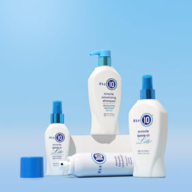 It's a 10 Miracle Leave-In Lite 4 Oz vue de côté avec étiquette