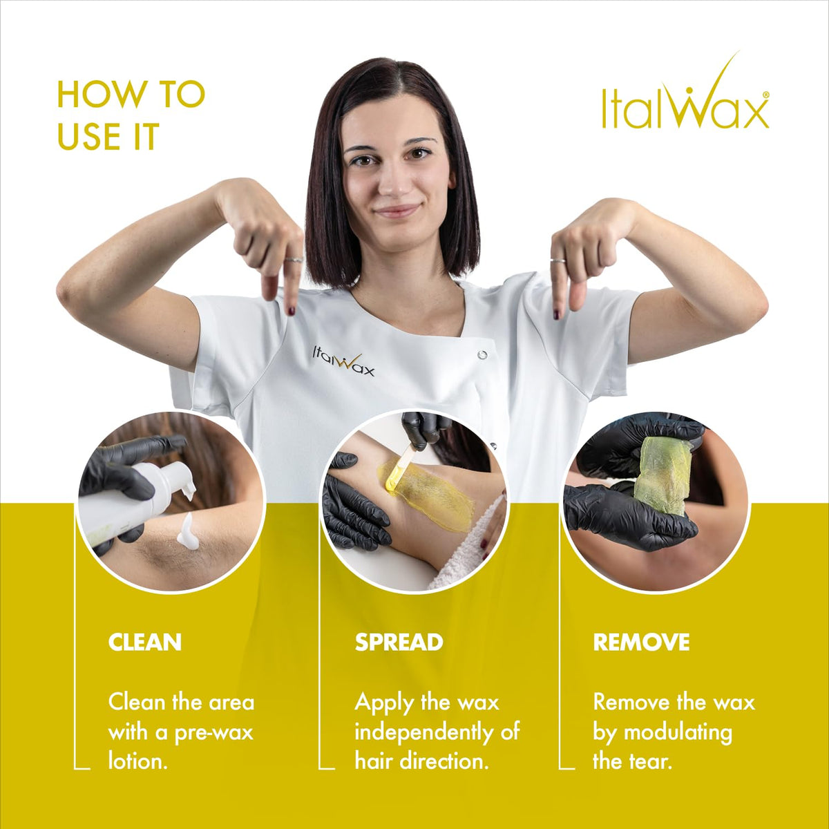 Italwax Cire Argan 750 g en ambiance salon de beauté