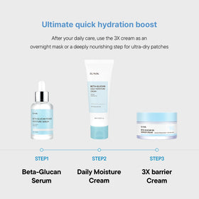 IUNIK Crème Beta-Glucan vue arrière avec ingrédients