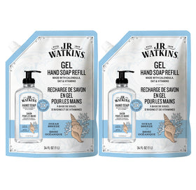 J.R. Watkins Gel Lavant Hydratant 2 Pack vue avant avec parfum océanique