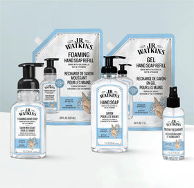 J.R. Watkins Gel Lavant Hydratant avec crème pour les mains au beurre de karité