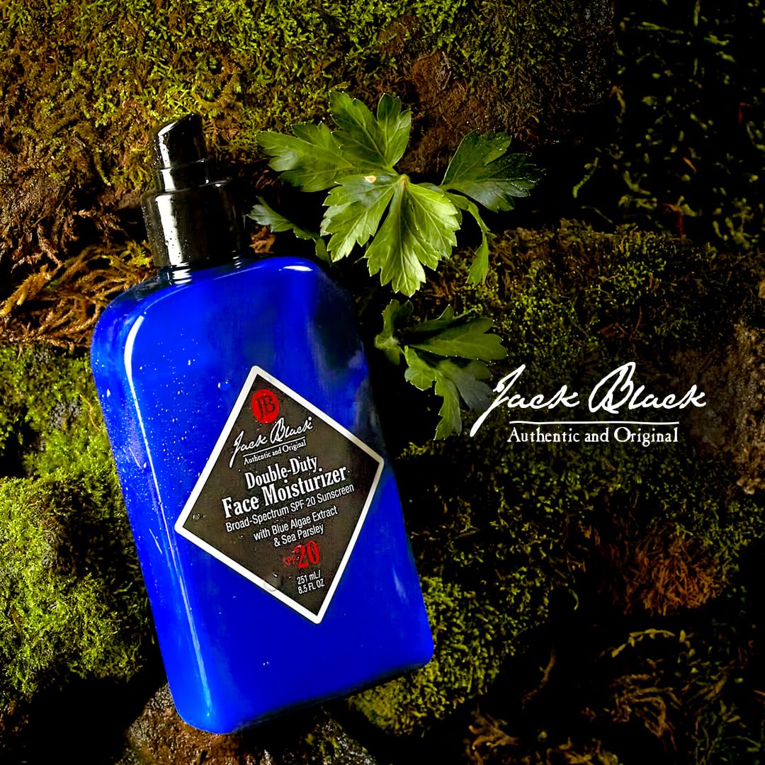 Jack Black Crème Hydratante Double-Duty 290g utilisation quotidienne