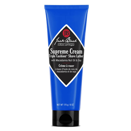 Jack Black Crème Suprême Triple Cushion 170g vue avant avec emballage