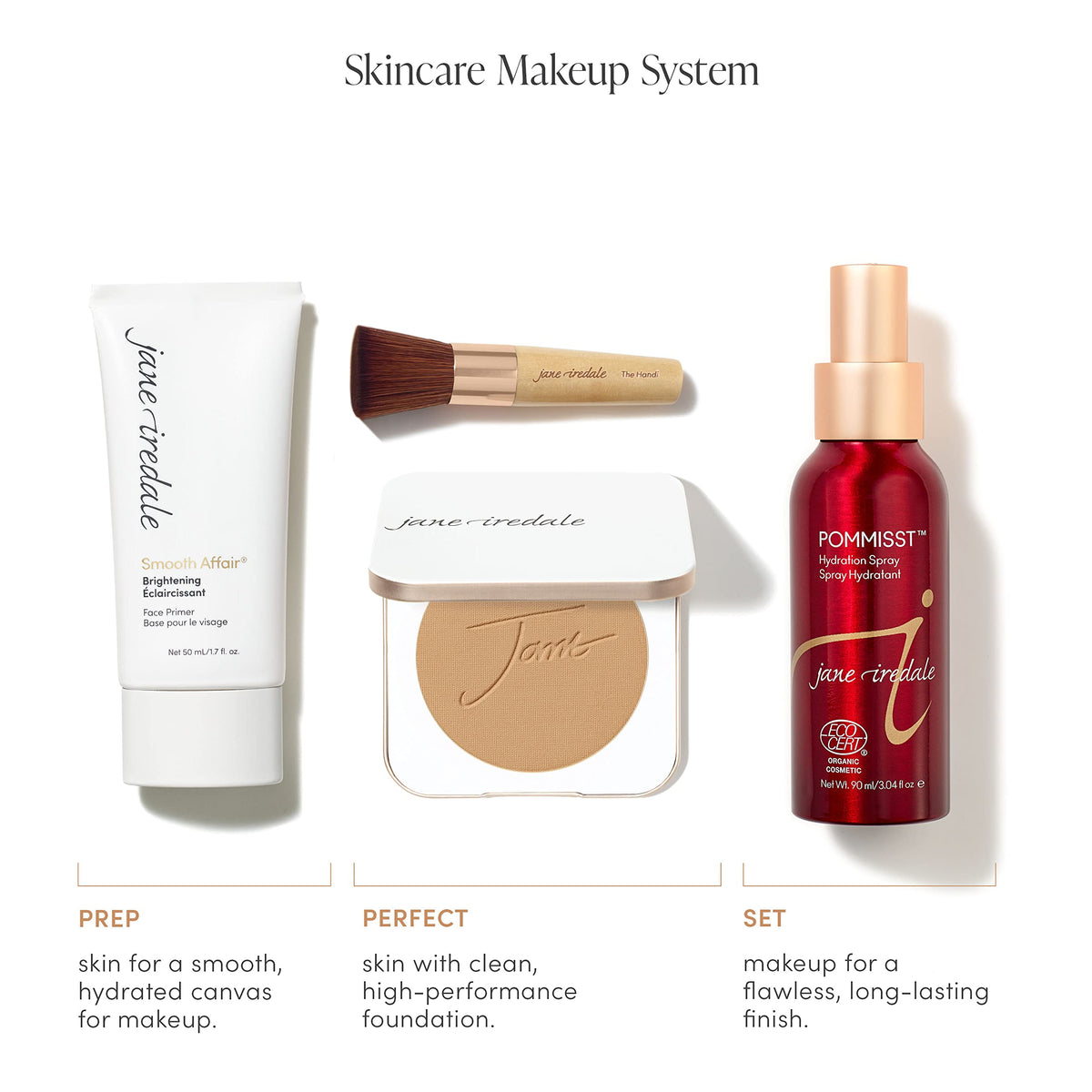 jane iredale PurePressed Base Poudre Minérale Pressée en utilisation