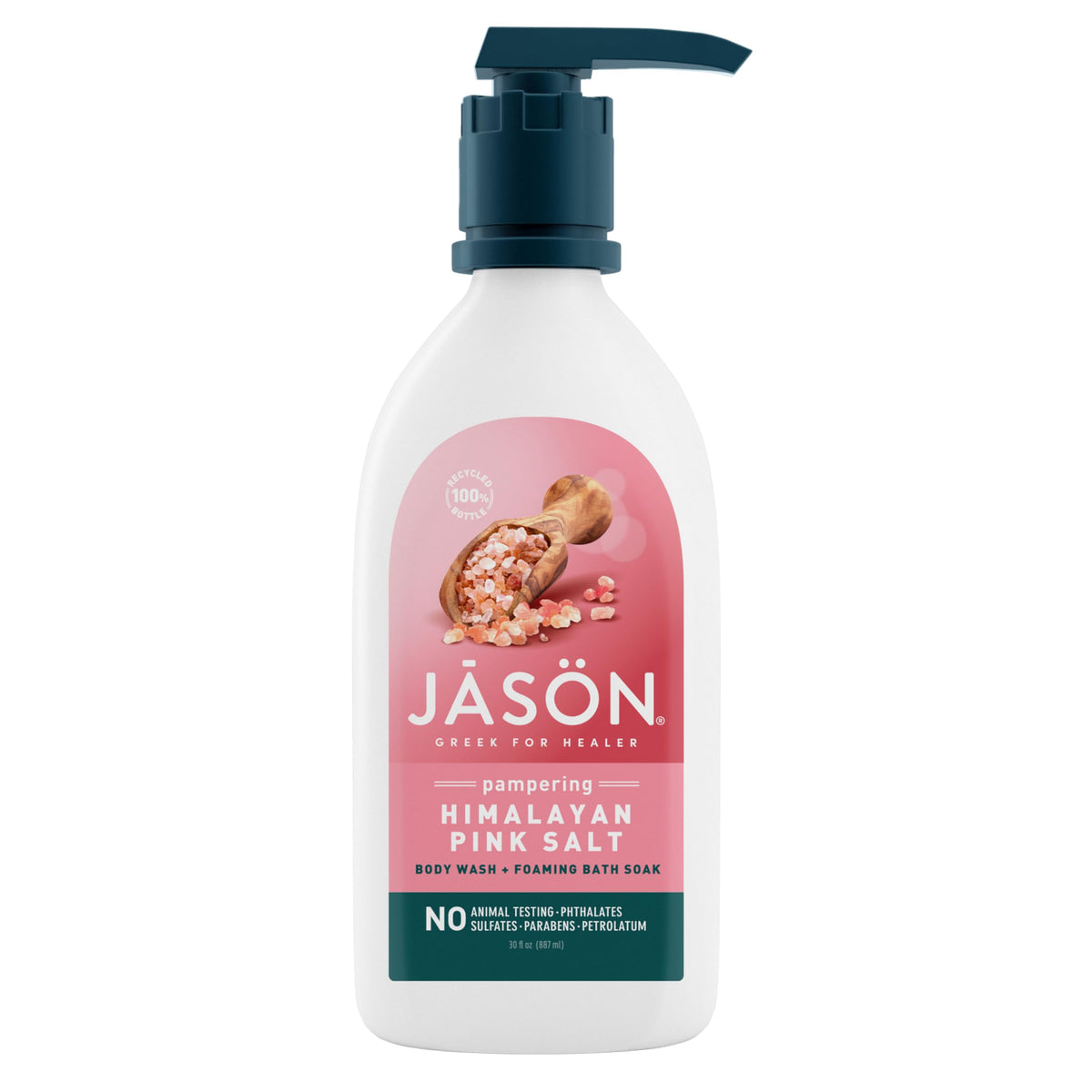 JASON Gel Douche au Sel Rose de l'Himalaya 1020g vue de face