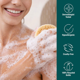 JASON Gel Douche Yuzu Blossom en utilisation sous la douche