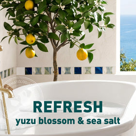 JASON Gel Douche Yuzu Blossom sur fond naturel
