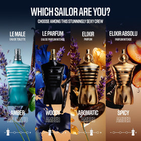Jean Paul Gaultier Le Male Eau de Toilette sur une surface élégante