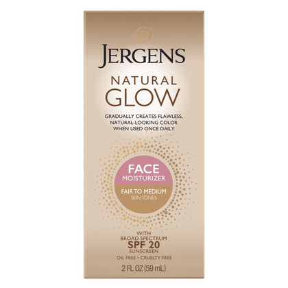 Jergens auto-bronzant visage SPF 20 60 ml devant