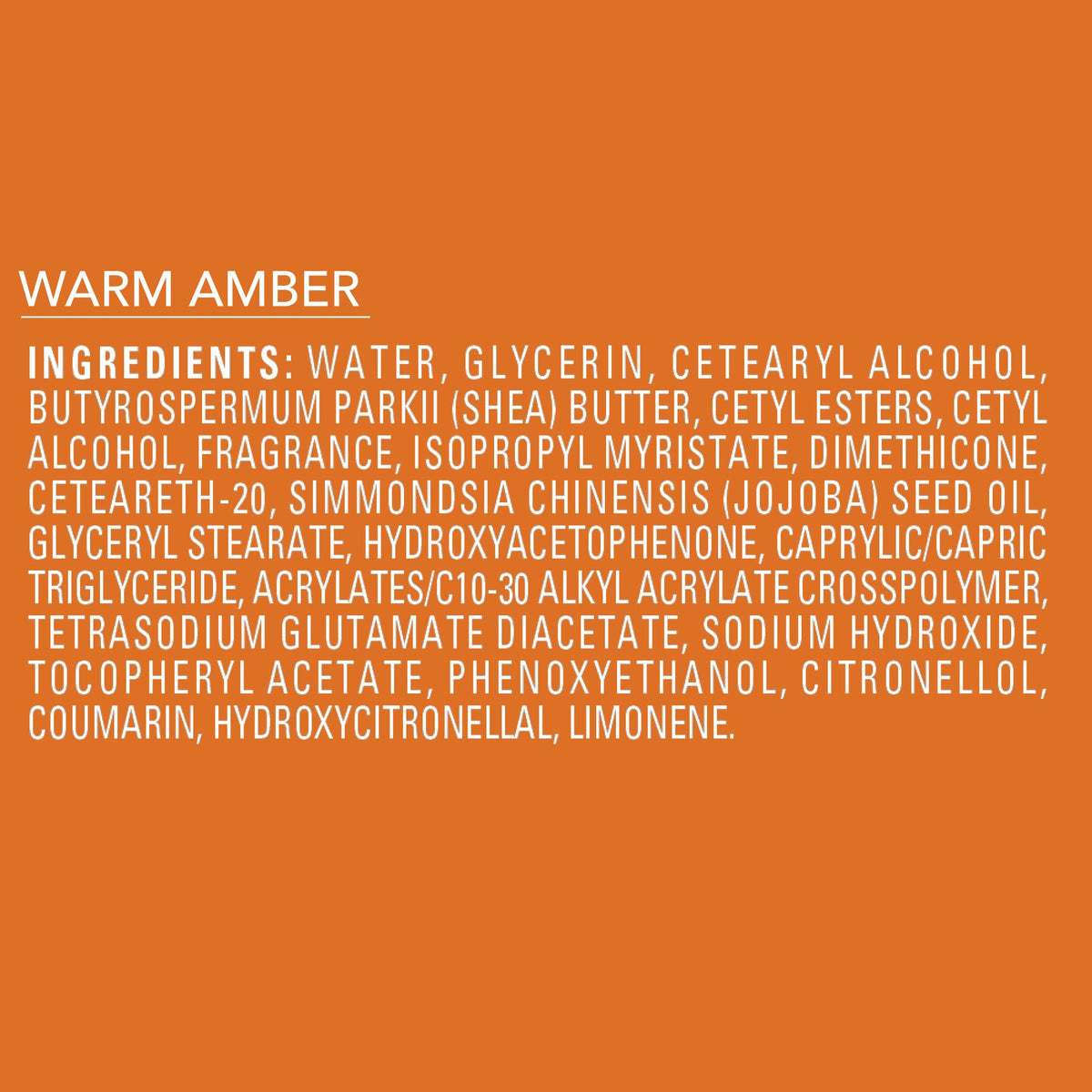 Jergens lotion ambiance chaleureuse avec fruits