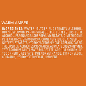 Jergens lotion ambiance chaleureuse avec fruits