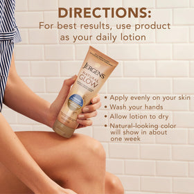 Jergens Lotion Auto-Bronzante + Fermeté parfum frais