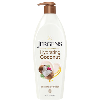 Jergens Lotion Hydratante au Coco 786 ml vue de face