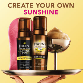 Jergens Mousse Auto-Bronzante Instantanée 490g avec fond neutre