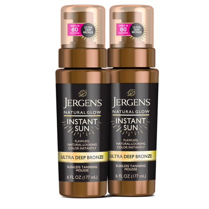 Jergens Mousse Auto-Bronzante Ultra Deep Bronze 6 oz vue de face