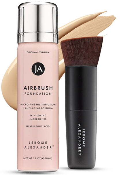 Jerome Alexander Fond de Teint Airbrush 2pc Set Light Medium vue avant