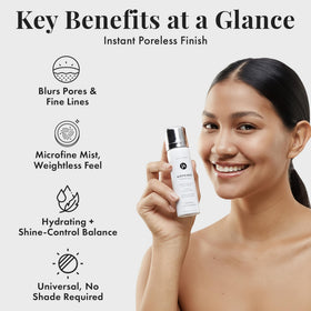 Jerome Alexander Magic Minerals Primer avec vue arrière et ingrédients
