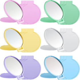 Jetec 80 miroirs compacts colorés en macaron, vue avant