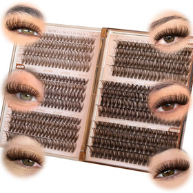 JIMIRE Faux Cils Bruns, Mise en scène esthétique