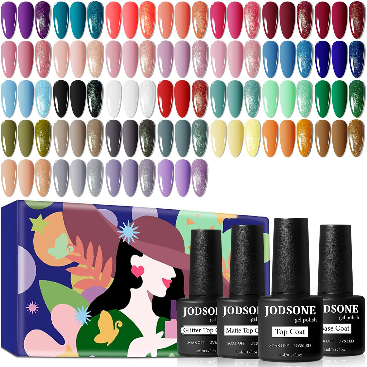 JODSONE Set de Vernis à Ongles en Gel 36 PCS vue avant