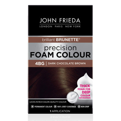John Frieda Couleur Précision Foam Chocolat Foncé 4BG vue de face