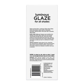 John Frieda Luminous Glaze 6,5 fl oz vue arrière