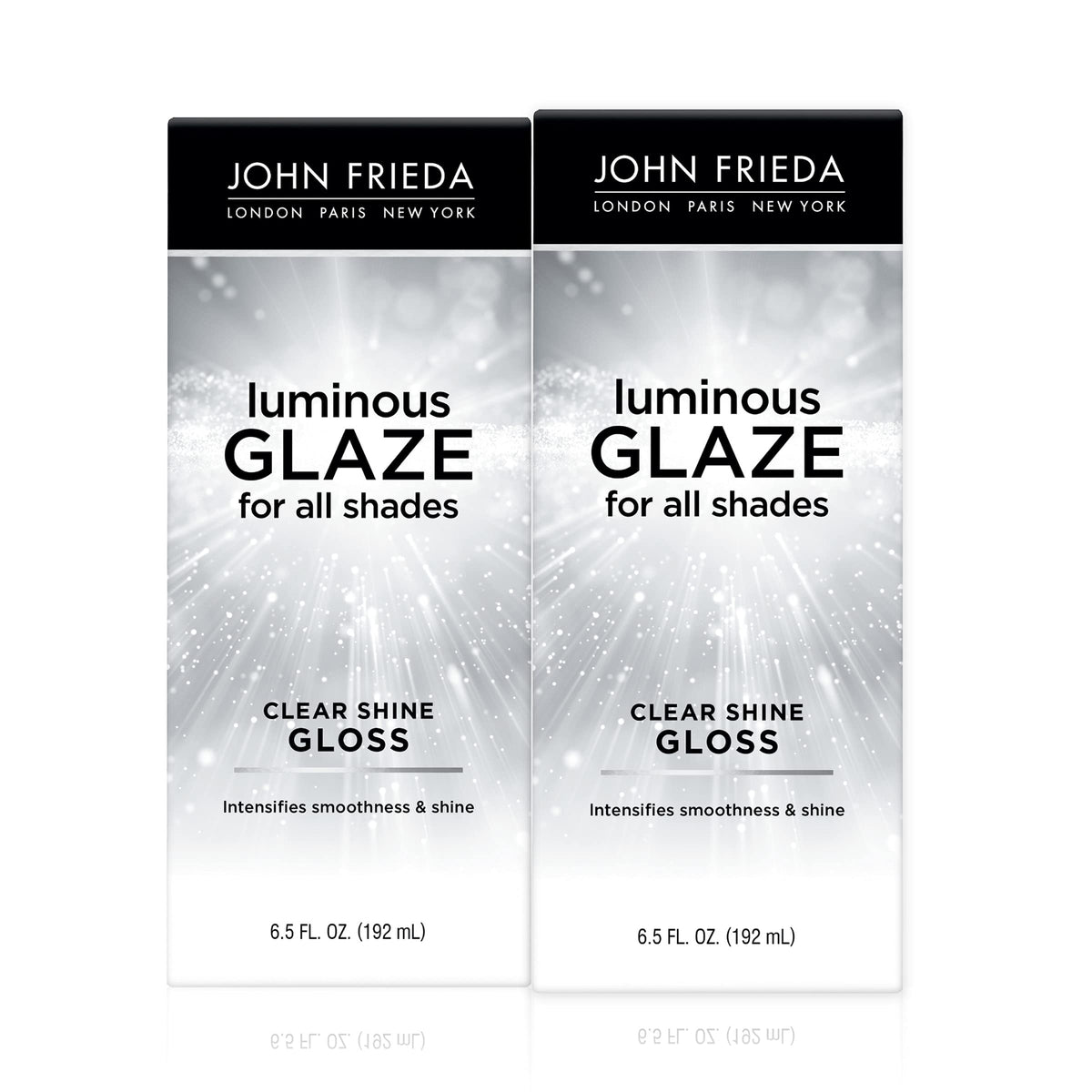 John Frieda Luminous Glaze 6,5 fl oz vue avant avec emballage
