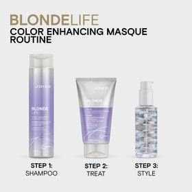 Joico Blonde Life Shampoo au milieu d'une salle de bain