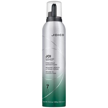 Joico JoiWhip Mousse Fixation Forte 300mL vue avant avec flacon blanc