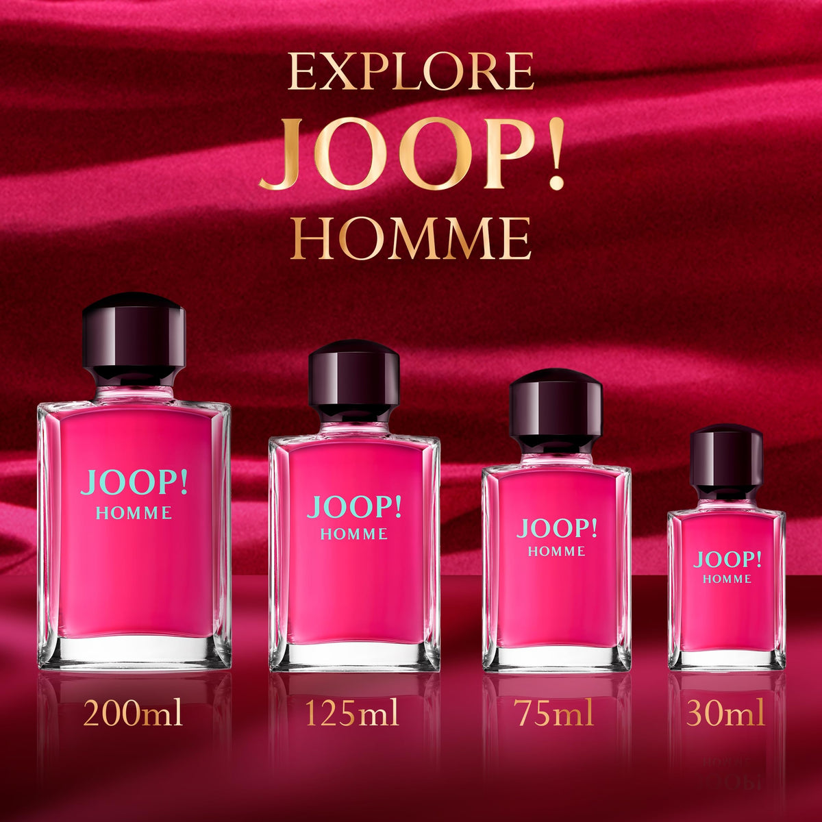 Joop! Homme Eau de Toilette avec arrière-plan floral