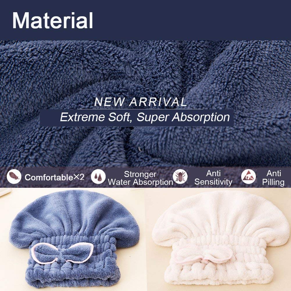 Jseng serviette capillaire microfibre en train d'être utilisée après la douche