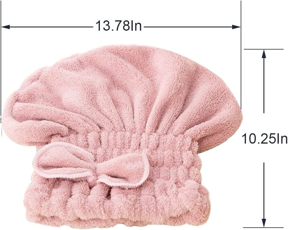 Jseng serviette capillaire microfibre rose sur une table