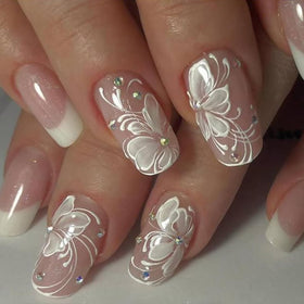 juggssa faux ongles press on design papillon devant