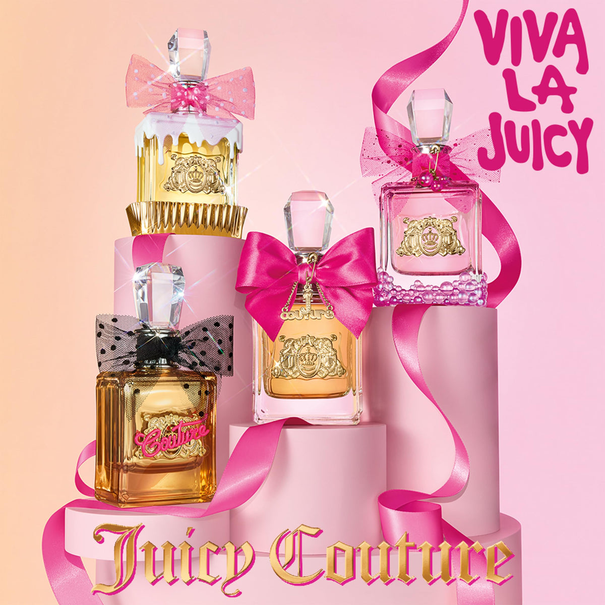 Juicy Couture Viva La Juicy Eau De Parfum avec des éléments floraux autour