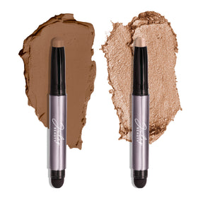 Julep Crème-to-Powder Duo Fard à Paupières Sand Shimmer et Ginger Matte vue de face
