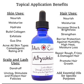 Julia's Essentials Huile d'Abyssinie Pure 100% 60 ml côté