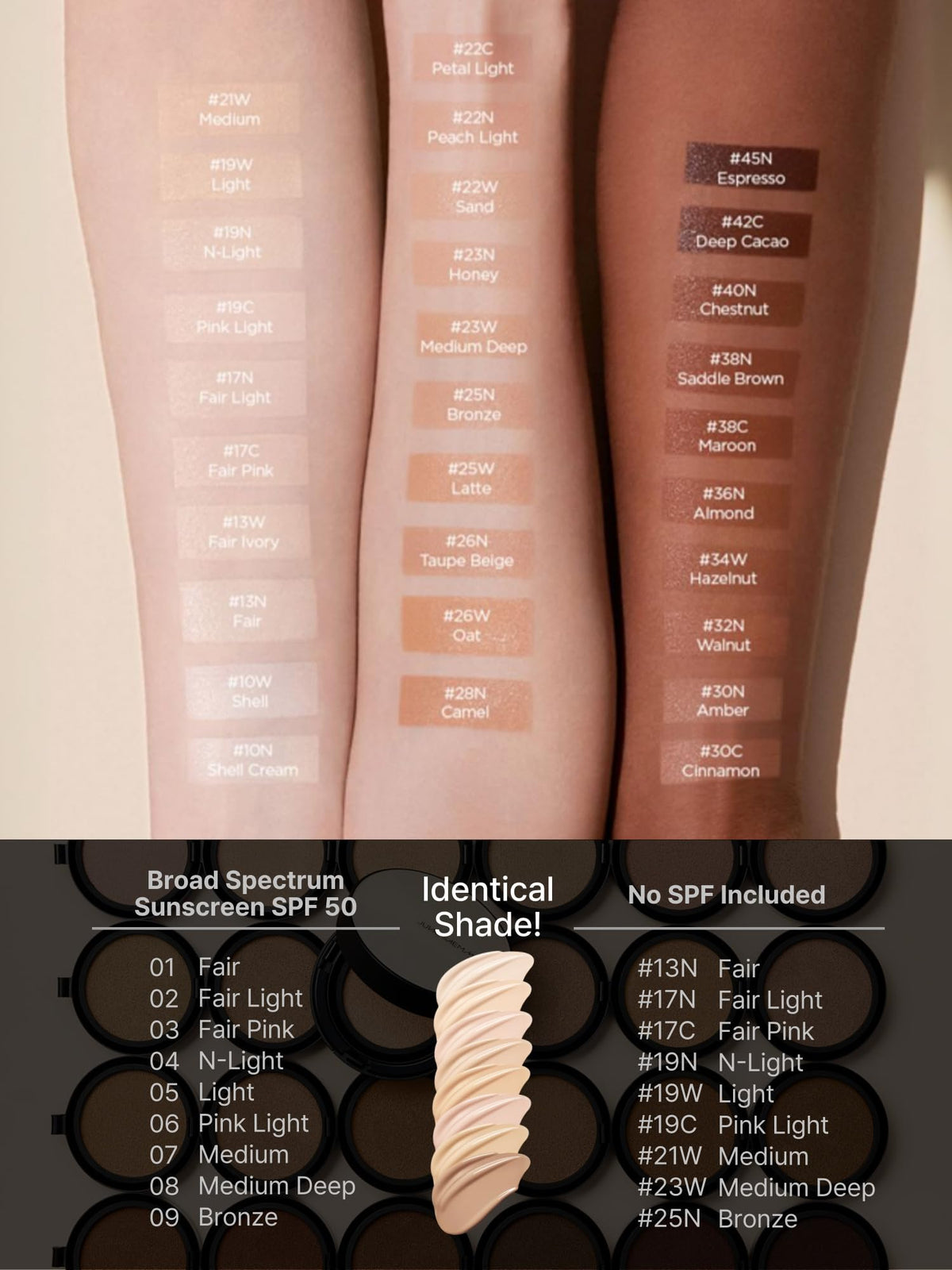 JUNG SAEM MOOL Cushion Mini dans un environnement de maquillage