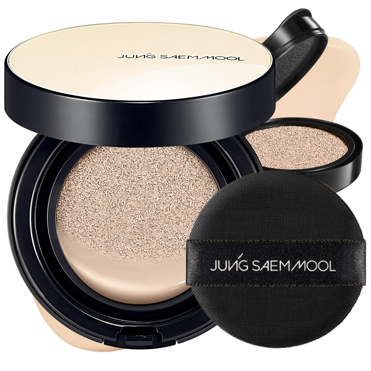 JUNG SAEM MOOL Skin Nuder Cushion 17 Fair Pink face view