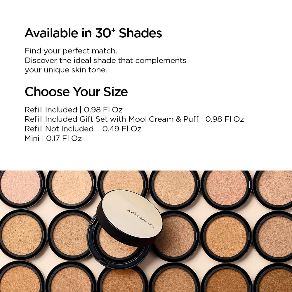 JUNG SAEM MOOL Skin Nuder Cushion 30C Cannelle en usage