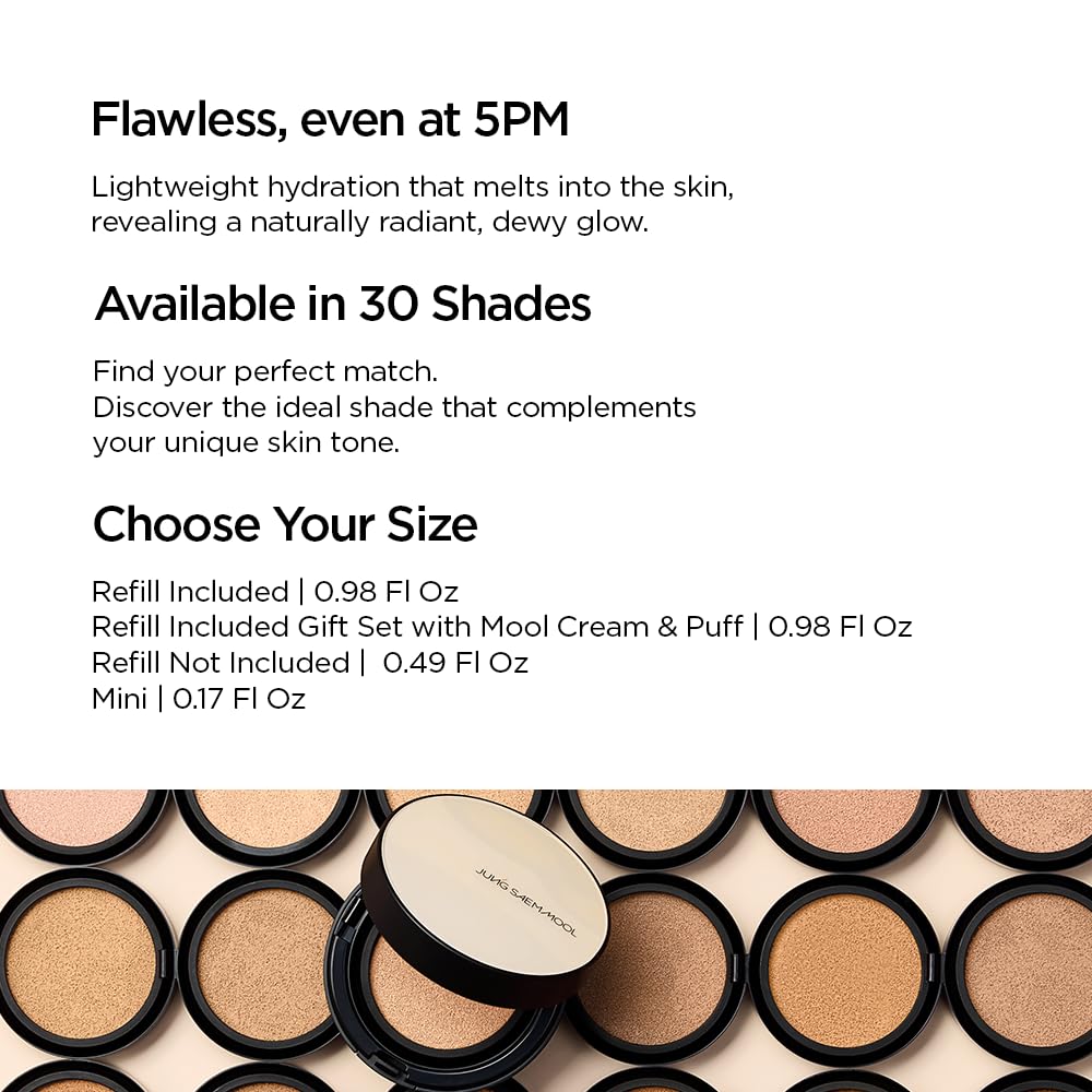 JUNG SAEM MOOL Skin Nuder Cushion application on skin