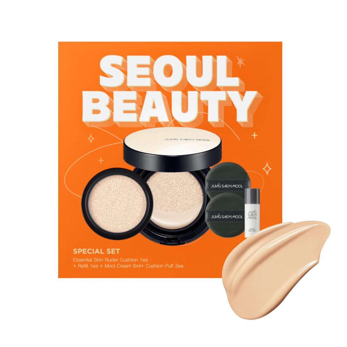 JUNG SAEM MOOL Skin Nuder Cushion Gift Set packaging