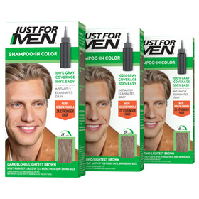 Just for Men Shampoo-In Color H-15 Blond Foncé, vue avant de l'emballage